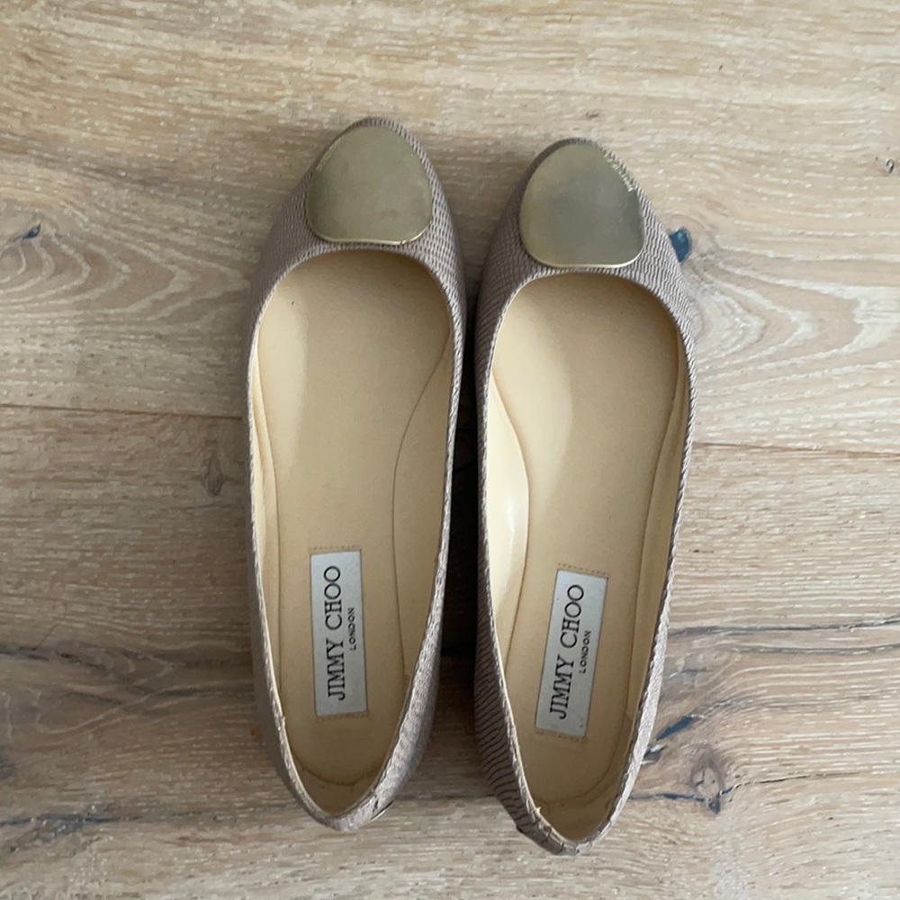 Authentic Jimmy choo new WRAY flats